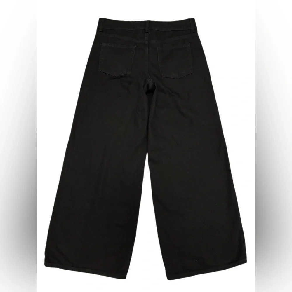 GAP Baggy Mid Rise Wide Leg Pants Black Size 30 (10R) Y2K - Picture 4 of 8